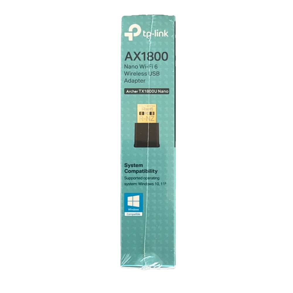 TP-Link AX1800 Nano Wi-Fi 6 Wireless USB Adapter  Black  Archer TX1800U Sealed - Picture 3 of 3